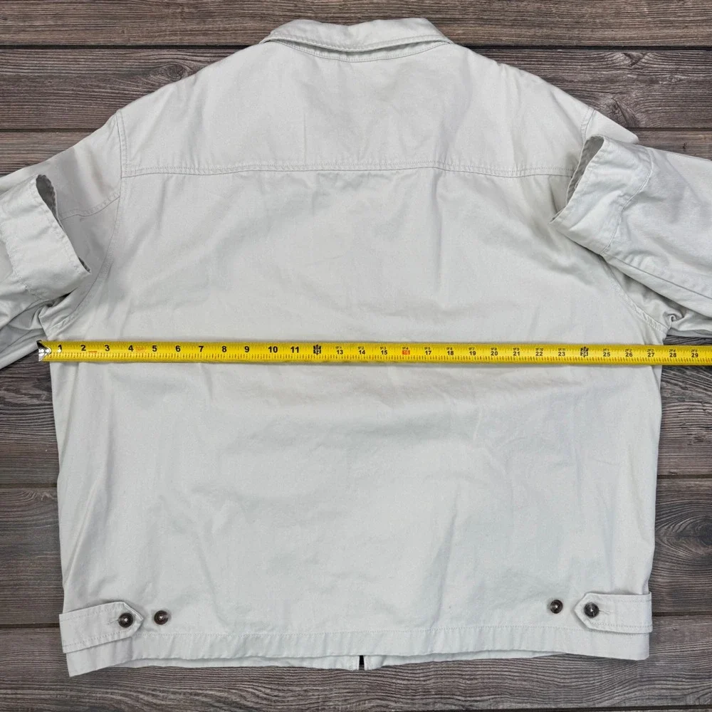 Polo Ralph Lauren Mens‎ Size XXL Tan Beige Cotton Twill Harrington Jacket